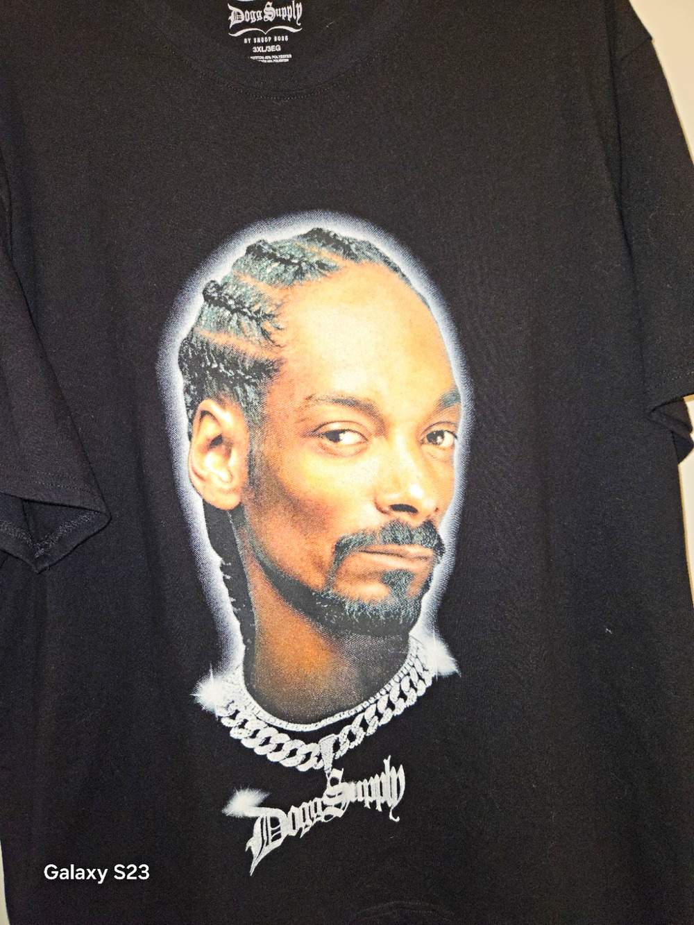 Dogg Supply Snoop Dogg Black Graphic Tee Crew Neck  3XL